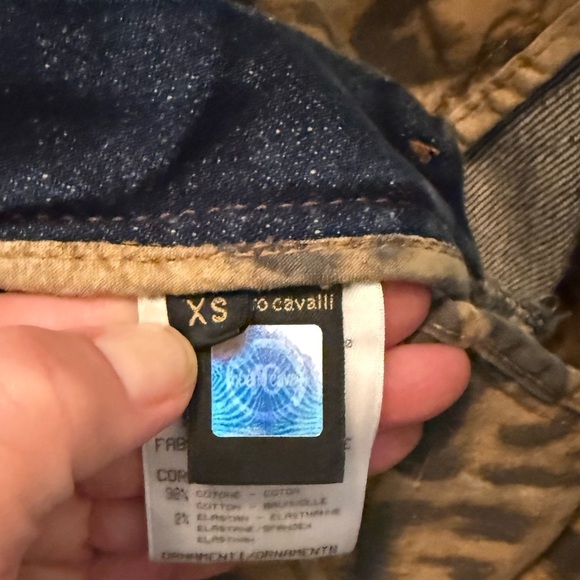 Roberto Cavalli Blue Flare & Wide Leg Jeans - Picture 6 of 12